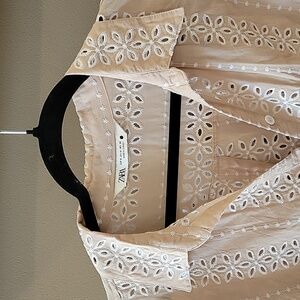 Zara Embroidery Top